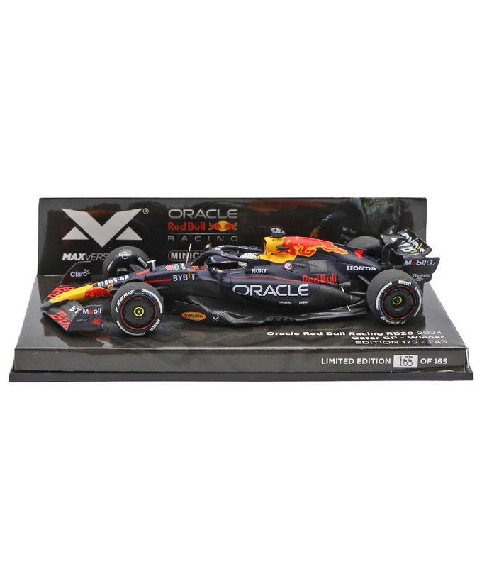フェルスタッペン別注 ミニチャンプス 1/43スケール オラクル レッドブル レーシング ホンダ RB20 マックス・フェルスタッペン 2024年 カタールGP 優勝 /ARB/24f1m拡大画像