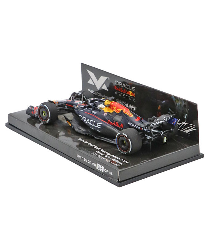 フェルスタッペン別注 ミニチャンプス 1/43スケール オラクル レッドブル レーシング ホンダ RB20 マックス・フェルスタッペン 2024年 カタールGP 優勝 /ARB/24f1m拡大画像