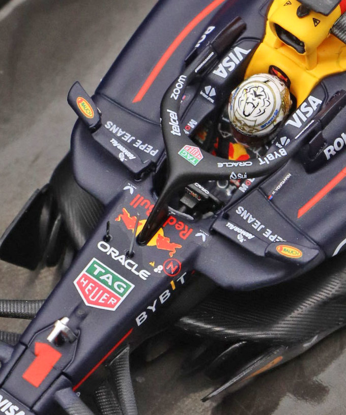 フェルスタッペン別注 ミニチャンプス 1/43スケール オラクル レッドブル レーシング ホンダ RB20 マックス・フェルスタッペン 2024年 カタールGP 優勝 /ARB/24f1m拡大画像