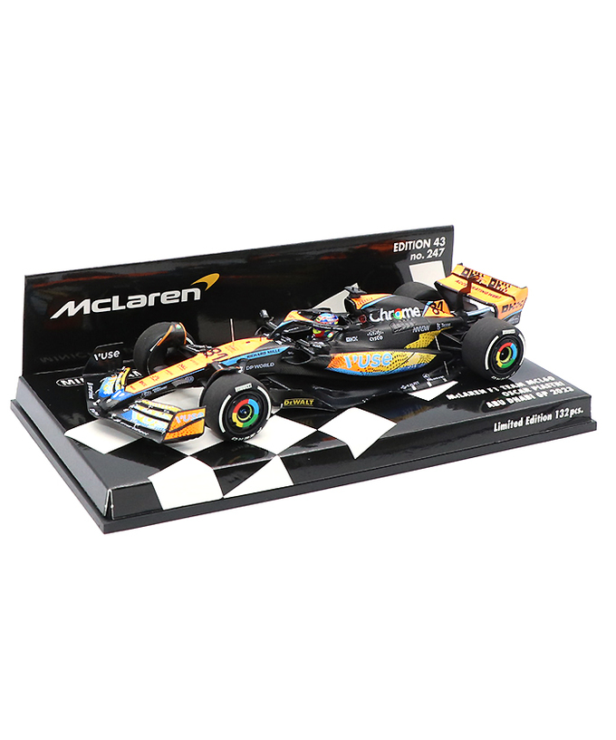 ミニチャンプス 1/43スケール マクラーレン F1 チーム MCL60 オスカー・ピアストリ 2023年 アブダビGP/23f1m拡大画像