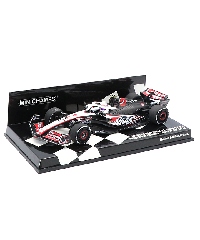 ミニチャンプス 1/43スケール マネーグラム ハース F1チーム VF-23  ニコ・ヒュルケンベルグ 2023年 オースティンGP/23f1m拡大画像