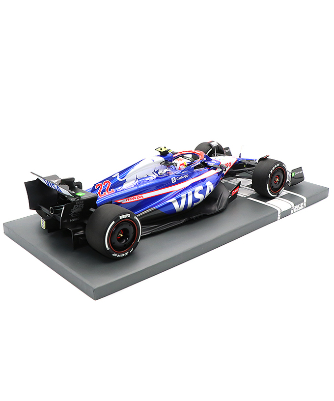 ミニチャンプス 1/18スケール VISA CASH APP RB F1 ホンダ VCARB 01 角田裕毅 2024年 日本GP /24f1m拡大画像