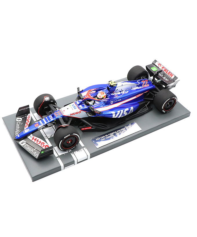 ミニチャンプス 1/18スケール VISA CASH APP RB F1 ホンダ VCARB 01 角田裕毅 2024年 日本GP /24f1m拡大画像