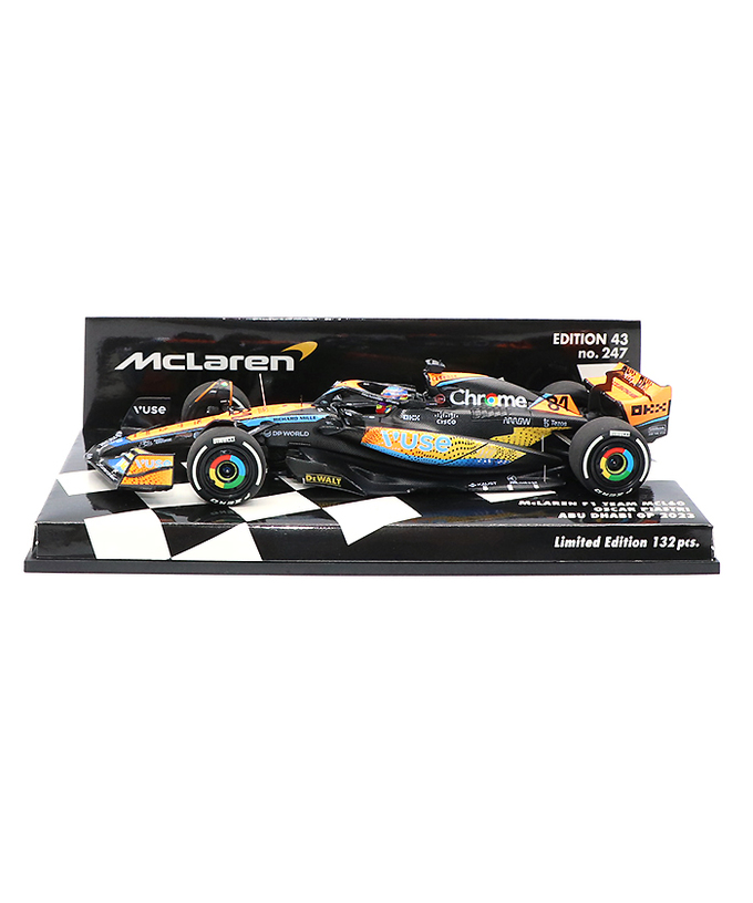 ミニチャンプス 1/43スケール マクラーレン F1 チーム MCL60 オスカー・ピアストリ 2023年 アブダビGP/23f1m拡大画像