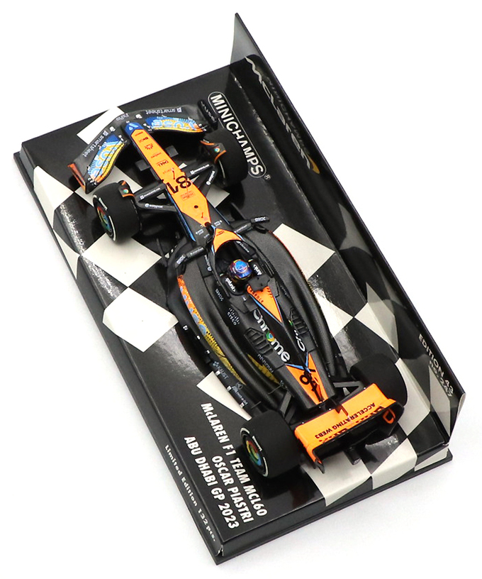 ミニチャンプス 1/43スケール マクラーレン F1 チーム MCL60 オスカー・ピアストリ 2023年 アブダビGP/23f1m拡大画像