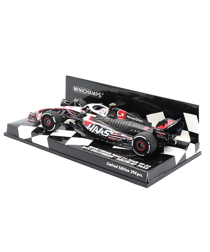 ミニチャンプス 1/43スケール マネーグラム ハース F1チーム VF-23  ニコ・ヒュルケンベルグ 2023年 オースティンGP/23f1m拡大画像