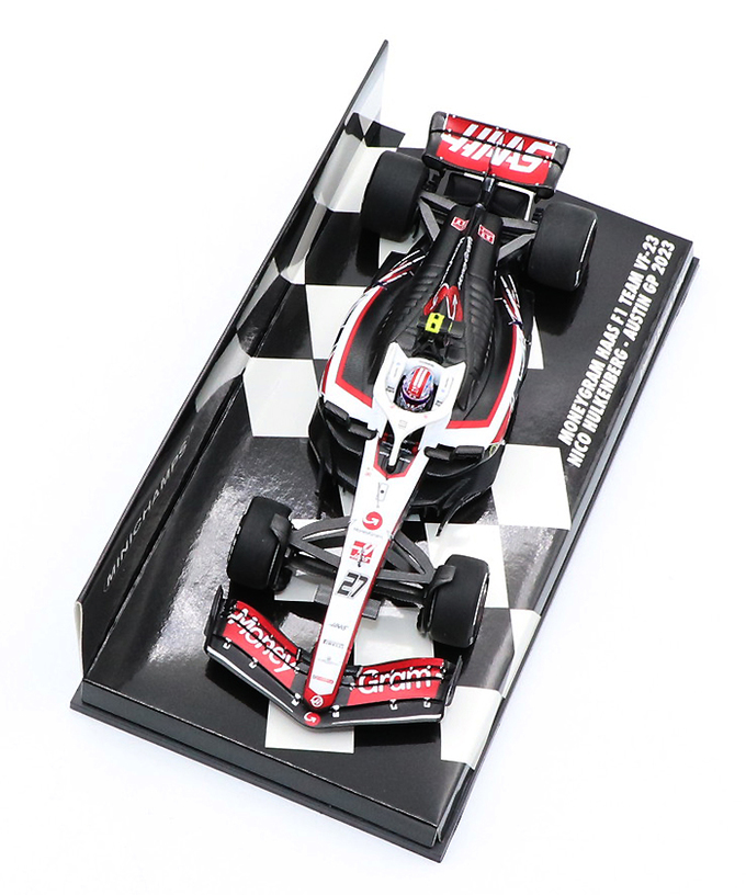 ミニチャンプス 1/43スケール マネーグラム ハース F1チーム VF-23  ニコ・ヒュルケンベルグ 2023年 オースティンGP/23f1m拡大画像