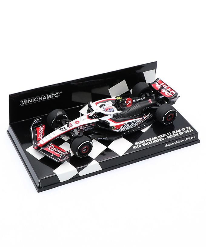 ミニチャンプス 1/43スケール マネーグラム ハース F1チーム VF-23  ニコ・ヒュルケンベルグ 2023年 オースティンGP/23f1m拡大画像