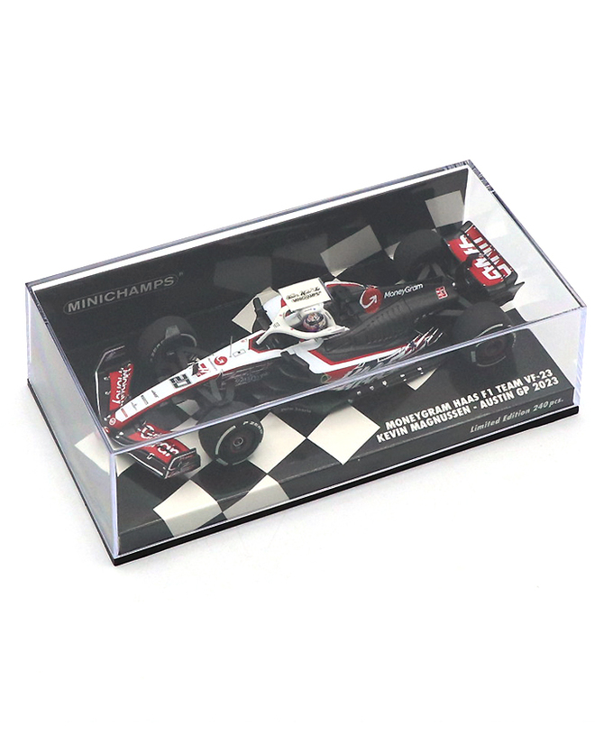 ミニチャンプス 1/43スケール マネーグラム ハース F1チーム VF-23  ケビン・マグヌッセン 2023年 オースティンGP/23f1m拡大画像