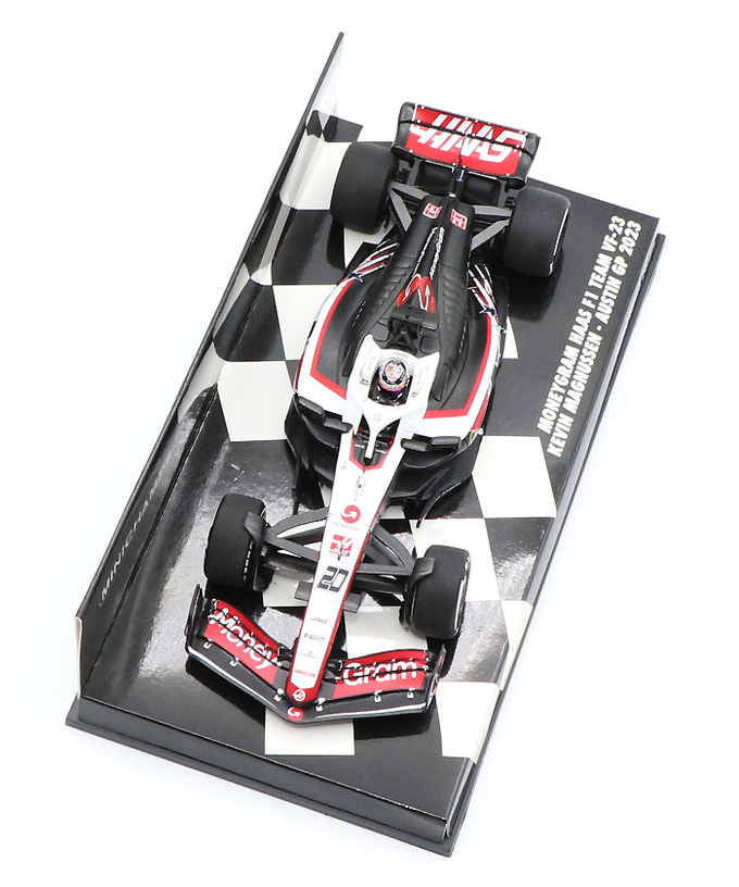 ミニチャンプス 1/43スケール マネーグラム ハース F1チーム VF-23  ケビン・マグヌッセン 2023年 オースティンGP/23f1m拡大画像