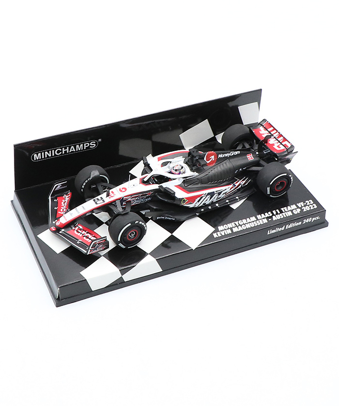 ミニチャンプス 1/43スケール マネーグラム ハース F1チーム VF-23  ケビン・マグヌッセン 2023年 オースティンGP/23f1m拡大画像