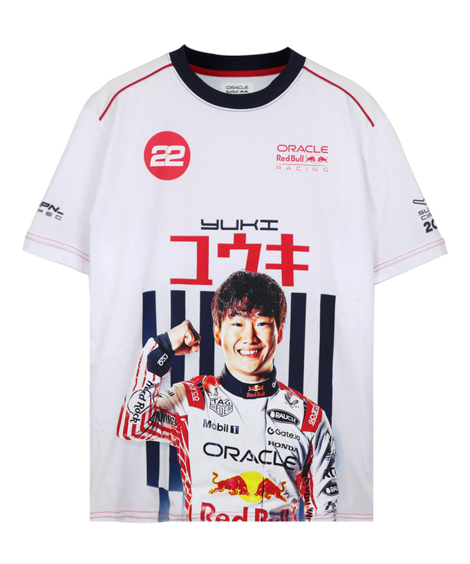 角田裕毅 x オラクル レッドブル レーシング 日本限定 Tシャツ (2025年日本GP仕様)  /FN-W/ARB/JPL拡大画像