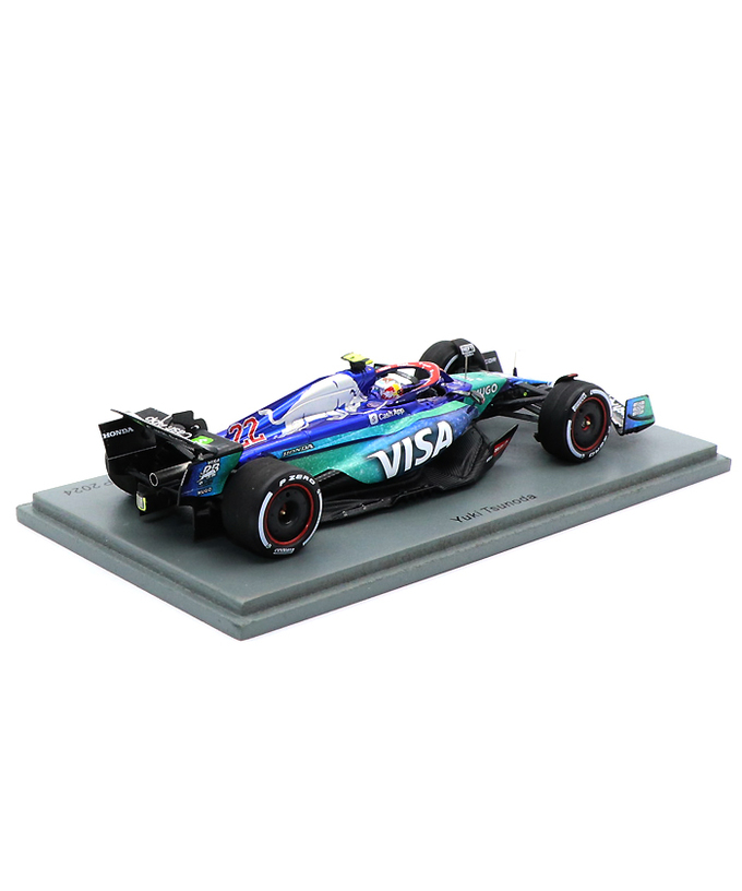 スパーク 1/43スケール VISA CASH APP RB F1 ホンダ VCARB 01 角田裕毅 2024年 ラスベガスGP 9位 /24f1m拡大画像