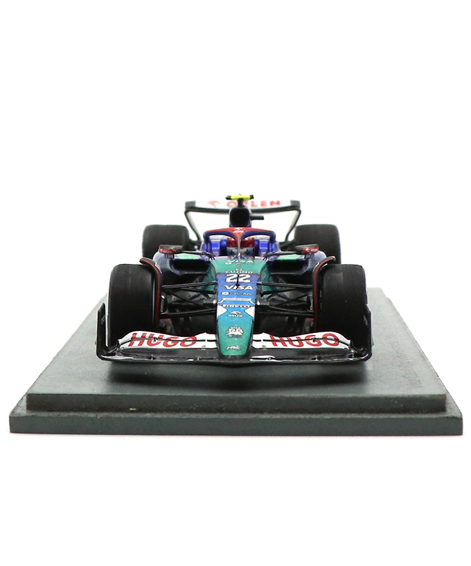 スパーク 1/43スケール VISA CASH APP RB F1 ホンダ VCARB 01 角田裕毅 2024年 ラスベガスGP 9位 /24f1m拡大画像