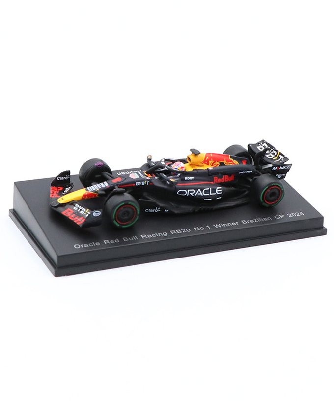 スパーク 1/64スケール オラクル レッドブルレーシング ホンダ RB20 マックス・フェルスタッペン 2024年 ブラジルGP 優勝  /spk拡大画像