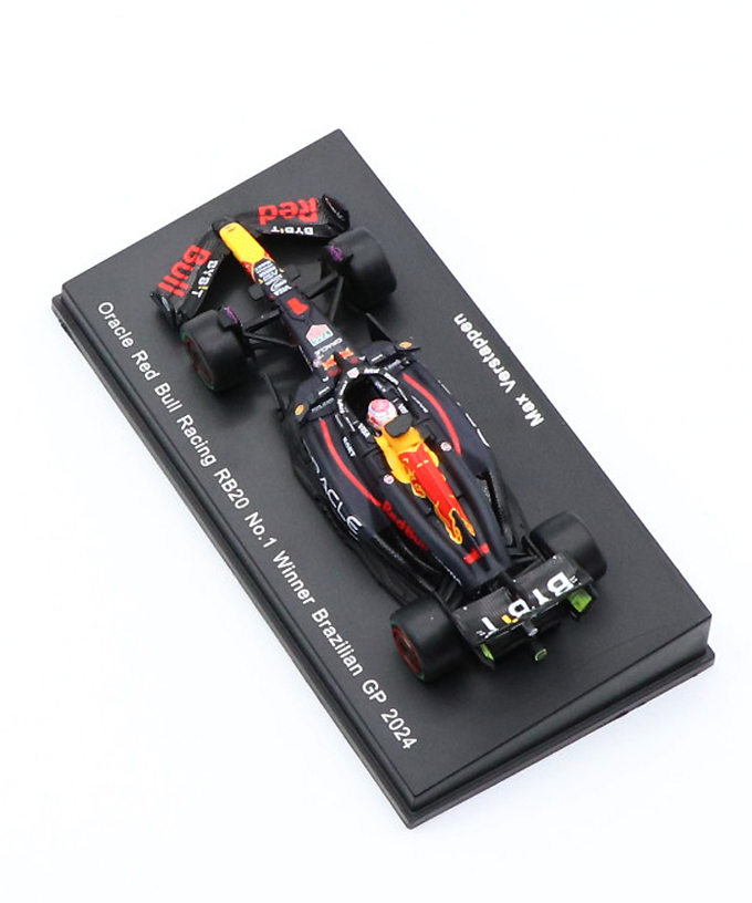 スパーク 1/64スケール オラクル レッドブルレーシング ホンダ RB20 マックス・フェルスタッペン 2024年 ブラジルGP 優勝  /spk拡大画像