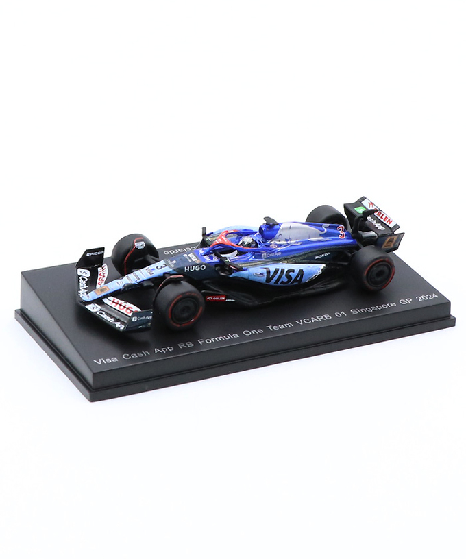 スパーク 1/64スケール VISA CASH APP RB F1チーム VCARB01 ダニエル・リカルド 2024年 シンガポールGP /spk拡大画像