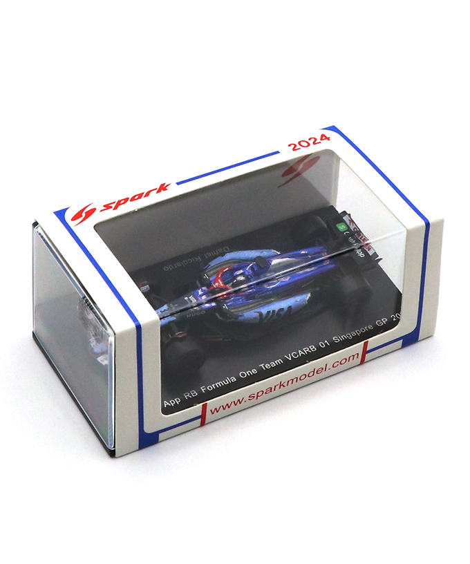 スパーク 1/64スケール VISA CASH APP RB F1チーム VCARB01 ダニエル・リカルド 2024年 シンガポールGP /spk拡大画像