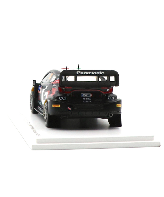 スパーク 1/43スケール トヨタ GRヤリス ラリー1 ハイブリッド TOYOTA GAZOO Racing  WRT 37号車 ロレンツォ・ベルテッリ / シモーネ・スカットリン 2024年 WRC スウェーデンラリー /TGR_WRC拡大画像