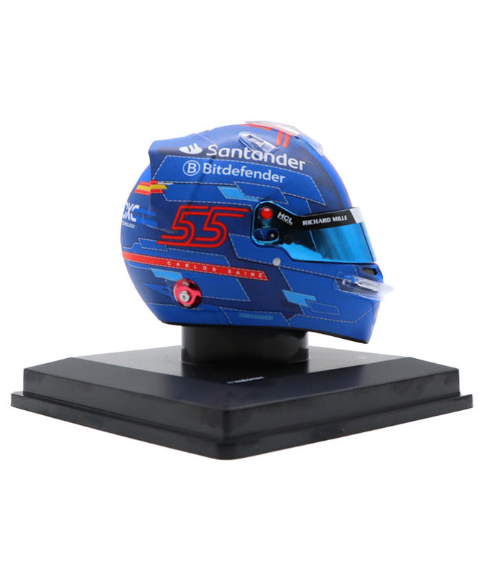 ルックスマート 1/5スケール カルロス・サインツ フェラーリ 2024年 マイアミGP ヘルメット拡大画像