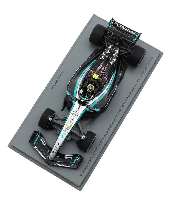 スパーク 1/43スケール メルセデスAMG ペトロナス F1 W15 E パフォーマンス ルイス・ハミルトン 2024年 ラスベガスGP 2位 /24f1m拡大画像