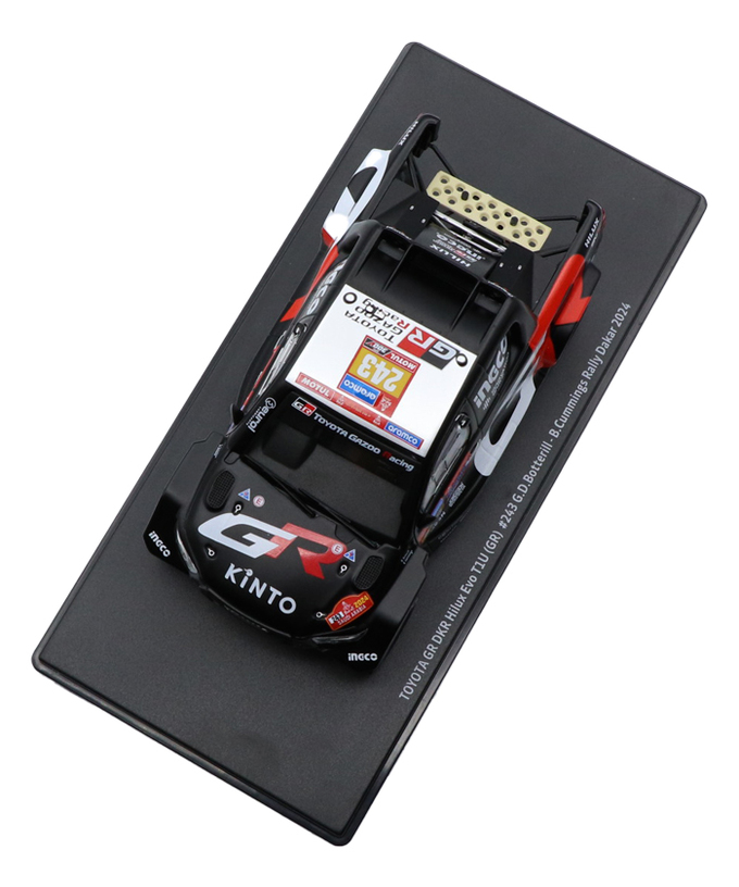 TOYOTA GAZOO Racing 別注 1/43スケール トヨタ GR DKR ハイラックス EVO T1U 243号車 2024年 ダカールラリー/TGR_WRC/msl拡大画像