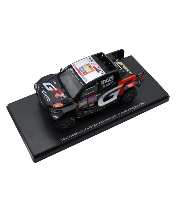 TOYOTA GAZOO Racing 別注 1/43スケール トヨタ GR DKR ハイラックス EVO T1U 243号車 2024年 ダカールラリー/TGR_WRC/msl拡大画像