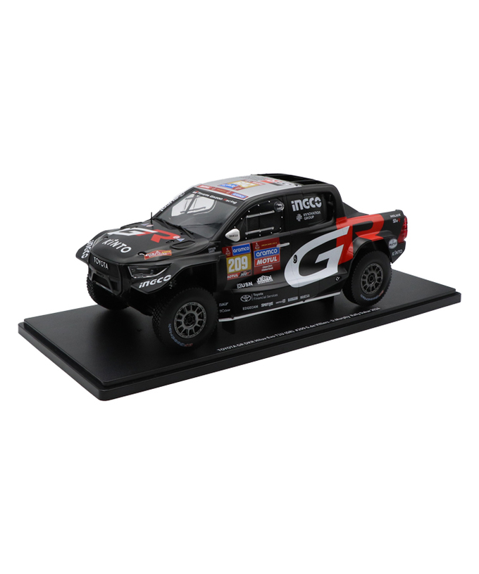 TOYOTA GAZOO Racing 別注 1/18スケール トヨタ DKR ハイラックス EVO T1U 209号車 2024年 ダカールラリー/TGR_WRC/msl拡大画像