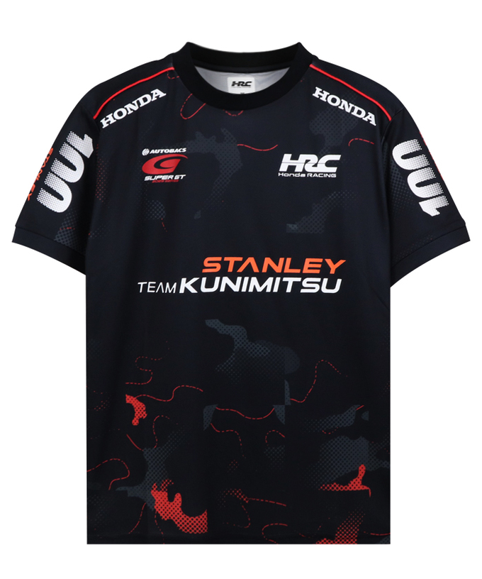 HRC Honda RACING x スーパーGT コラボ Tシャツ STANLEY TEAM KUNIMITSU #100拡大画像