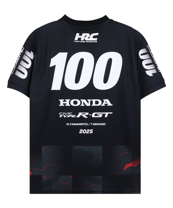 HRC Honda RACING x スーパーGT コラボ Tシャツ STANLEY TEAM KUNIMITSU #100拡大画像