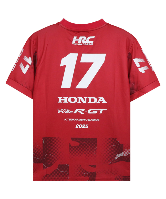 HRC Honda RACING x スーパーGT コラボ Tシャツ Astemo REAL RACING #17拡大画像