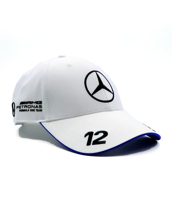 メルセデス AMG ペトロナス F1 チーム キミ・アントネッリ キャップ ホワイト拡大画像