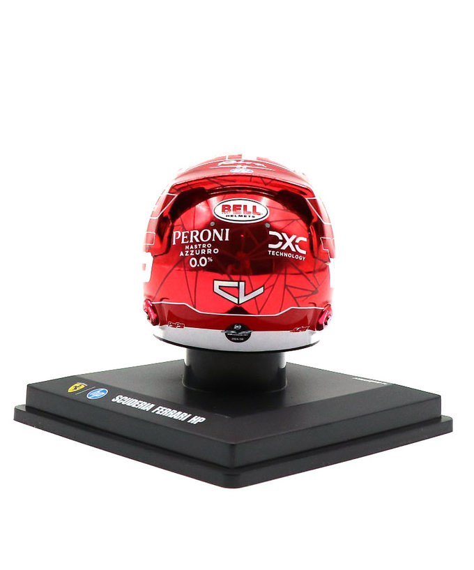 ルックスマート 1/5スケール シャルル・ルクレール フェラーリ 2024年 シンガポールGP ヘルメット拡大画像