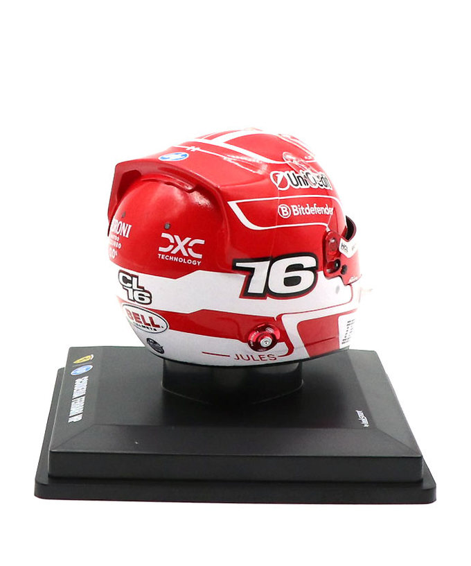 ルックスマート 1/5スケール シャルル・ルクレール フェラーリ 2025年  ヘルメット拡大画像