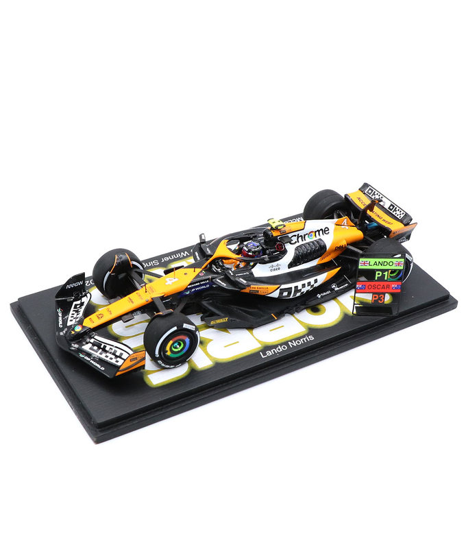 スパーク 1/43スケール マクラーレン F1 チーム MCL38 ランド・ノリス 2024年 シンガポールGP 優勝 /24f1m拡大画像