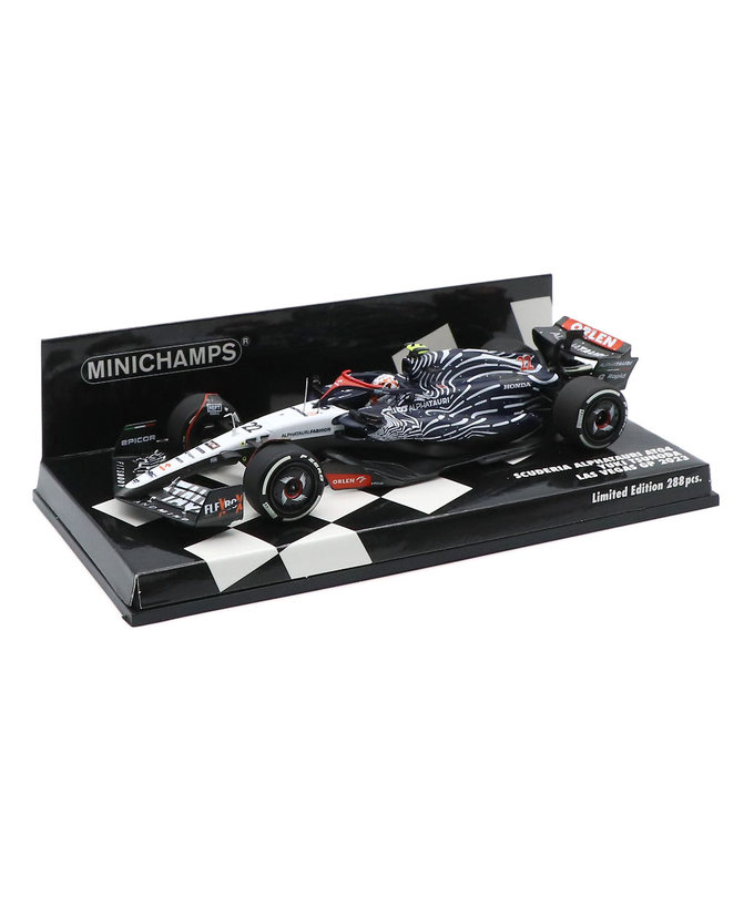 ミニチャンプス 1/43スケール スクーデリア アルファタウリ AT04 角田裕毅 2023年 ラスベガスGP拡大画像