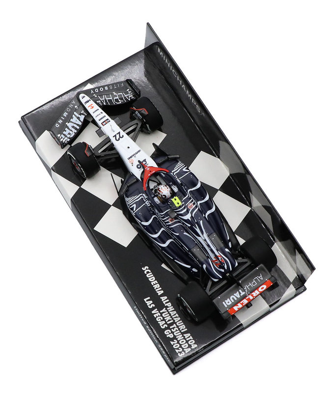 ミニチャンプス 1/43スケール スクーデリア アルファタウリ AT04 角田裕毅 2023年 ラスベガスGP拡大画像