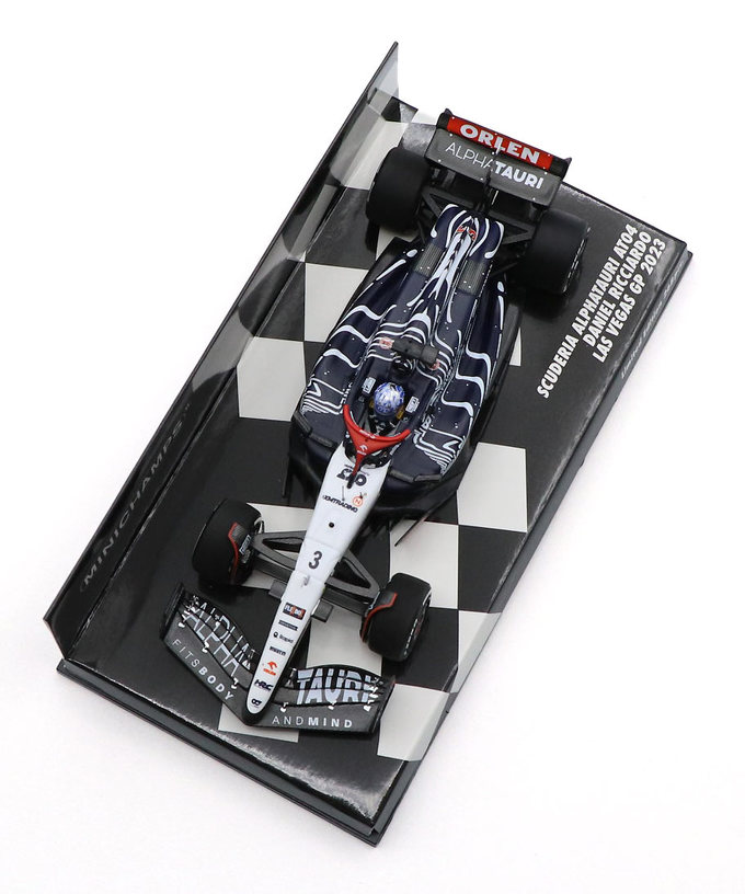 ミニチャンプス 1/43スケール スクーデリア アルファタウリ AT04 ダニエル・リカルド 2023年 ラスベガスGP拡大画像