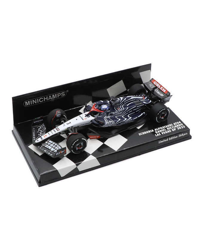 ミニチャンプス 1/43スケール スクーデリア アルファタウリ AT04 ダニエル・リカルド 2023年 ラスベガスGP拡大画像