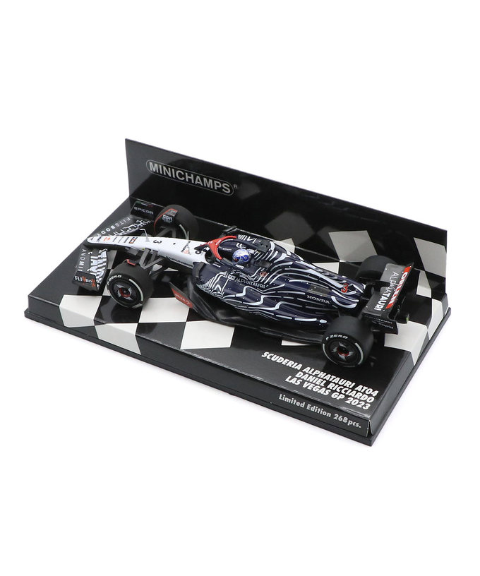 ミニチャンプス 1/43スケール スクーデリア アルファタウリ AT04 ダニエル・リカルド 2023年 ラスベガスGP拡大画像