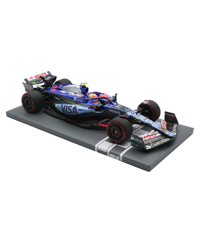 ミニチャンプス 1/18スケール Visa Cash App RB VCARB01 角田裕毅 2024年 シンガポールGP拡大画像