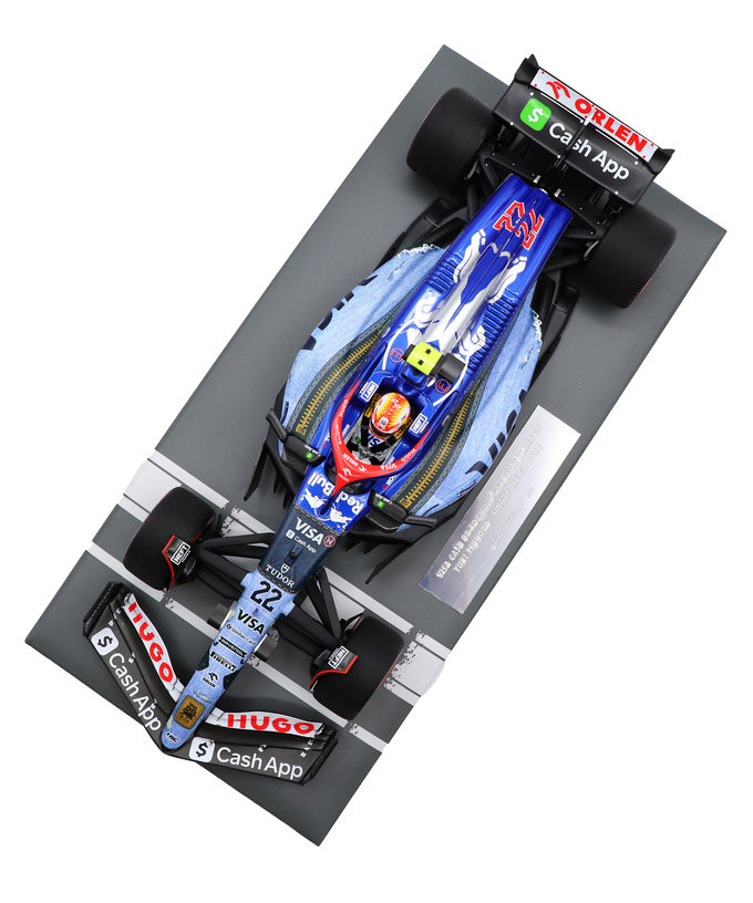 ミニチャンプス 1/18スケール Visa Cash App RB VCARB01 角田裕毅 2024年 シンガポールGP拡大画像