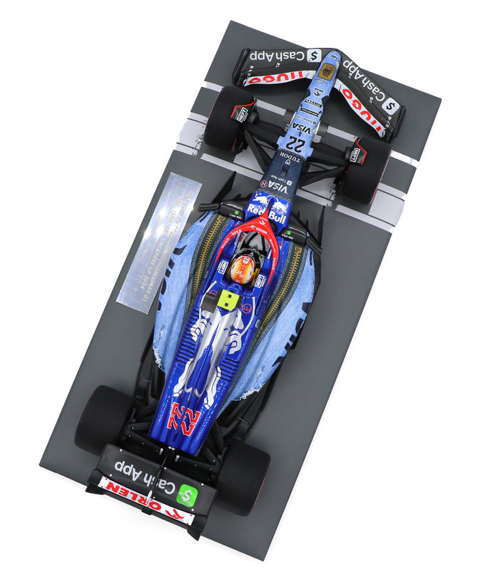 ミニチャンプス 1/18スケール Visa Cash App RB VCARB01 角田裕毅 2024年 シンガポールGP拡大画像