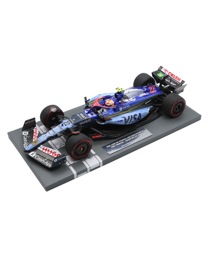 ミニチャンプス 1/18スケール Visa Cash App RB VCARB01 角田裕毅 2024年 シンガポールGP拡大画像
