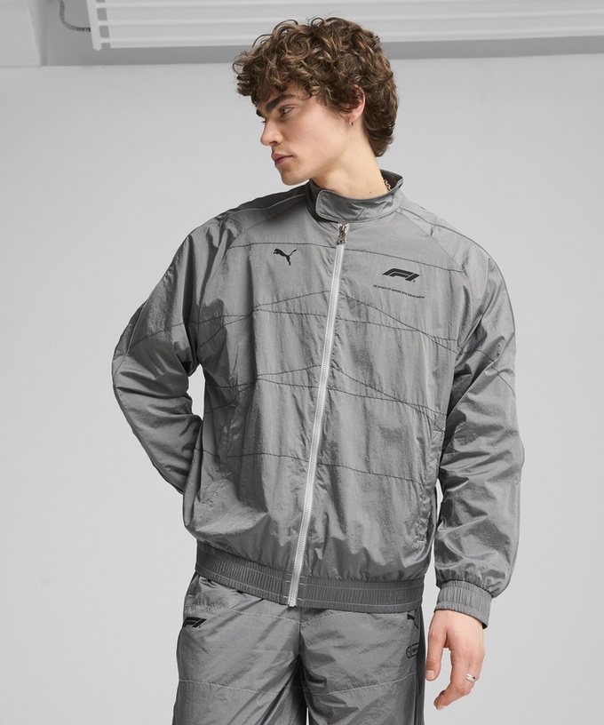 PUMA FORMULA１ T7 オーバーサイズ トラックジャケット シルバー拡大画像