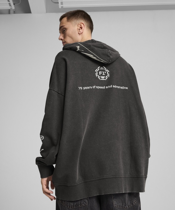 PUMA FORMULA１ フーディー ブラック拡大画像