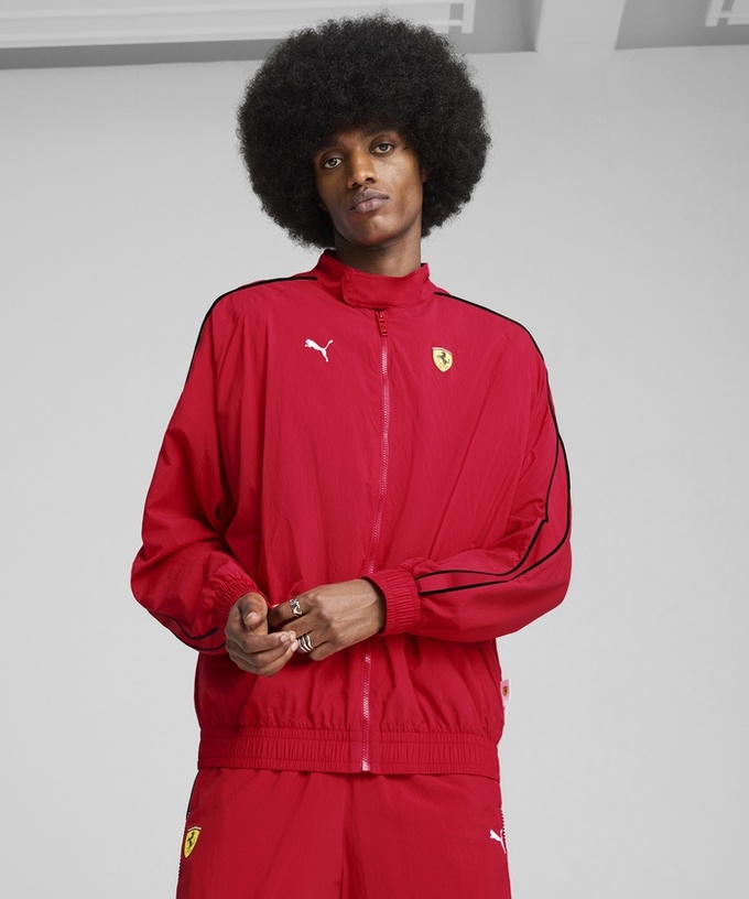 PUMA フェラーリ レース T7 オーバーサイズ ジャケット レッド拡大画像