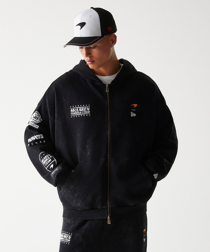 マクラーレン F1チーム NewEra グラフィック フルジップ フーディー拡大画像