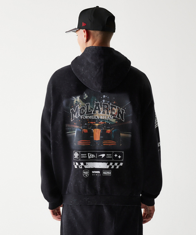 マクラーレン F1チーム NewEra グラフィック フルジップ フーディー拡大画像