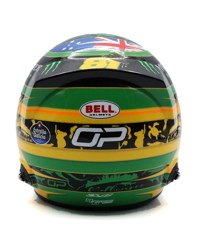 BELL 1/2スケール オスカー・ピアストリ 2025年 オーストラリアGP マクラーレン ヘルメット拡大画像